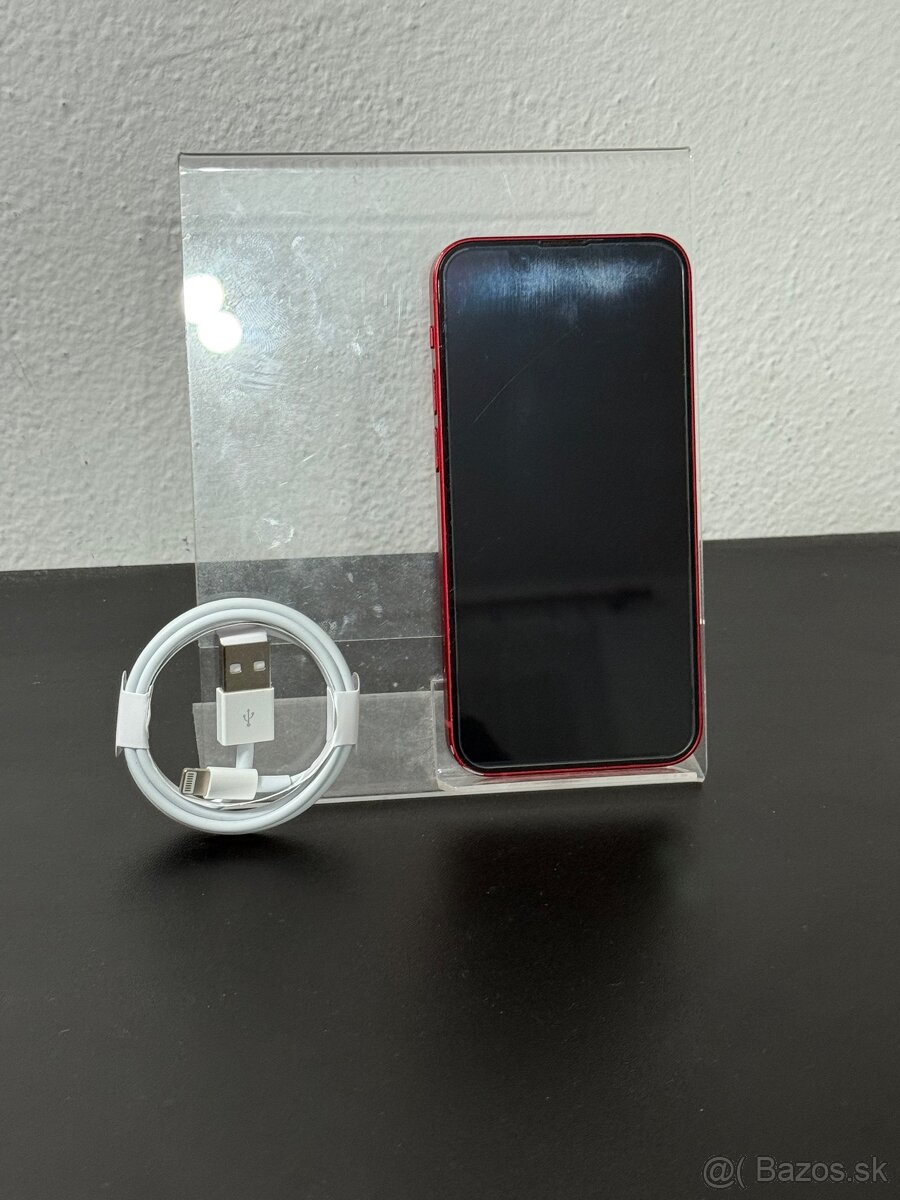 Predám Apple iPhone 13 Mini 128GB RED Známky Používania