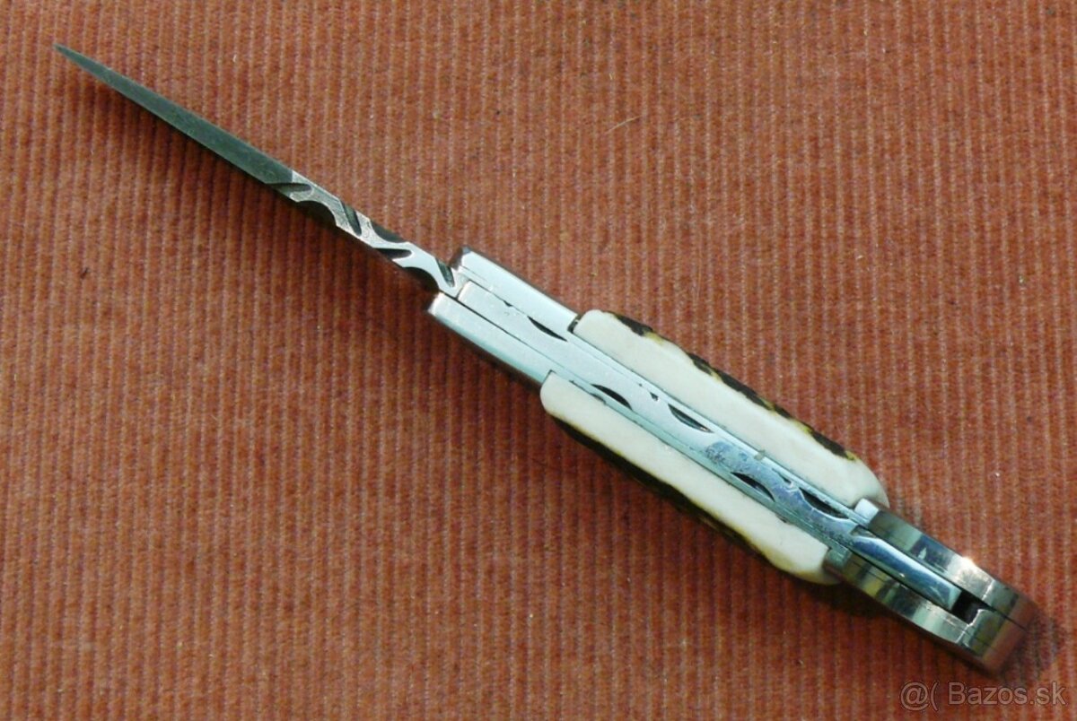 Mini damaskový skladací nôž