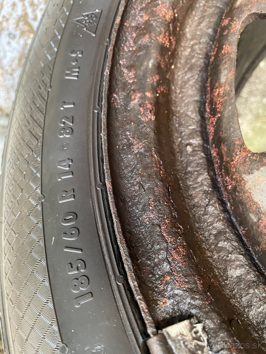 Predám kolesá na auto rozmery su na fotke