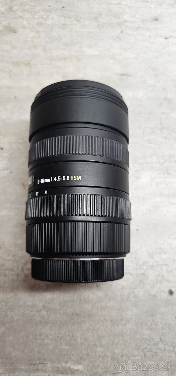 Sigma 8-16mm 4.5-5.6 HSM Canon ef-s