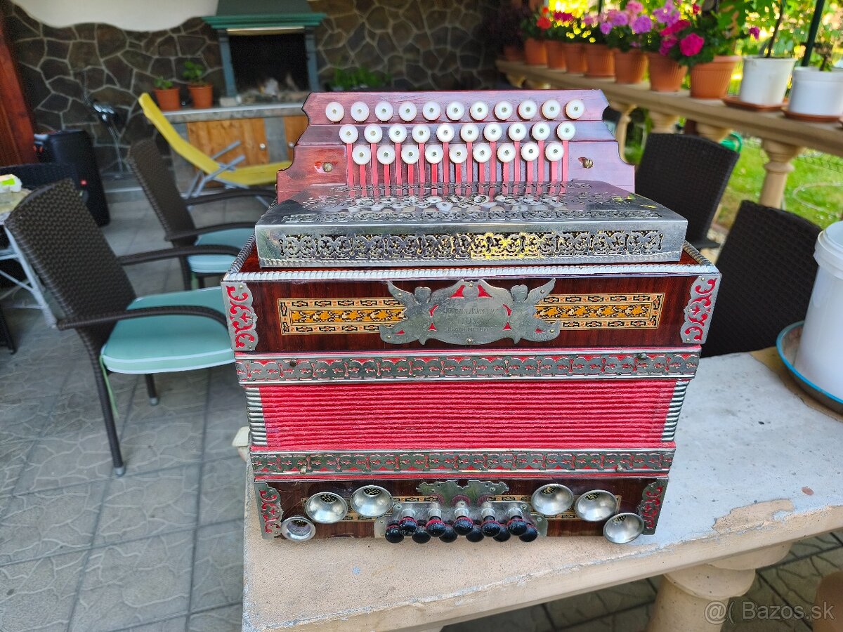 Harmonika-Heligonka,Trojhlas A,D,G.
