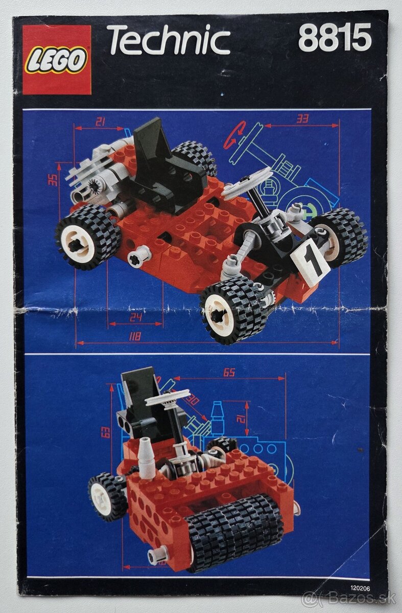 Lego Technic 8815, 90 roky, Na predaj