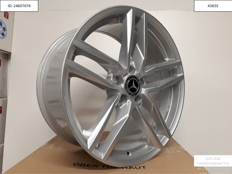 Mercedes A, B, C, GLC, GLA, GLK, alu disky R19 9J 5x112 ET49