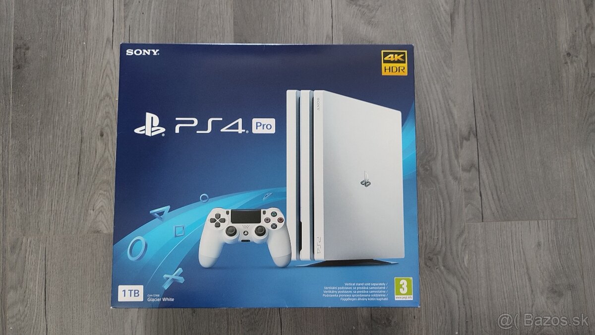 Predám PS4 pro 1 TB + 5 hier