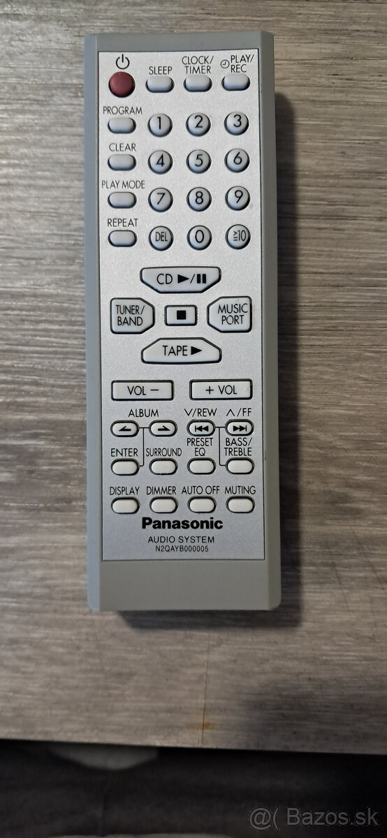 panasonic dialkovy ovladac