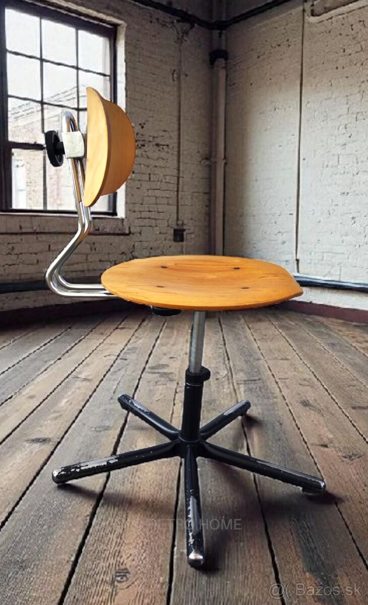 Retro industriálne stoličky