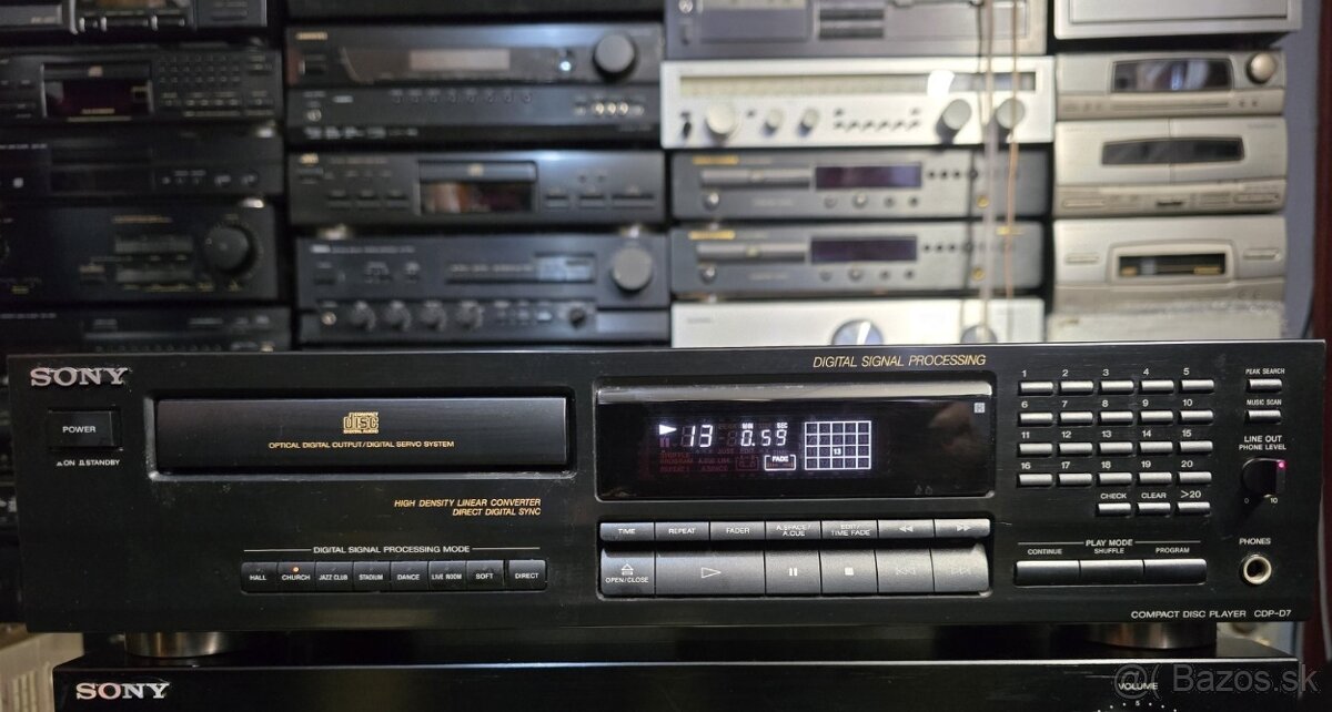 SONY CDP-D7 cd prehrávač s DSP procesorom