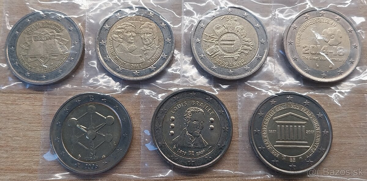 Pamätné 2 EURO - UNC + OBEH