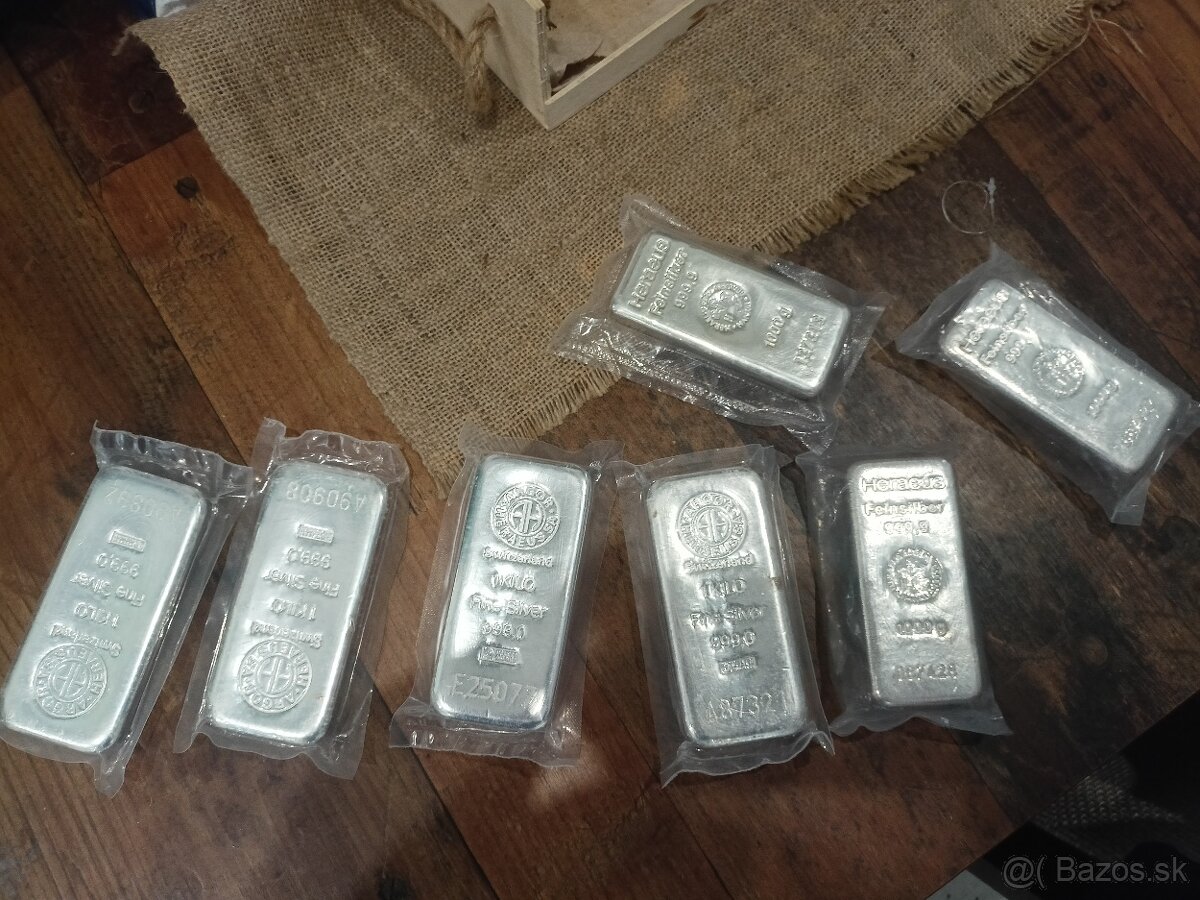 Predam investicne striebro kg