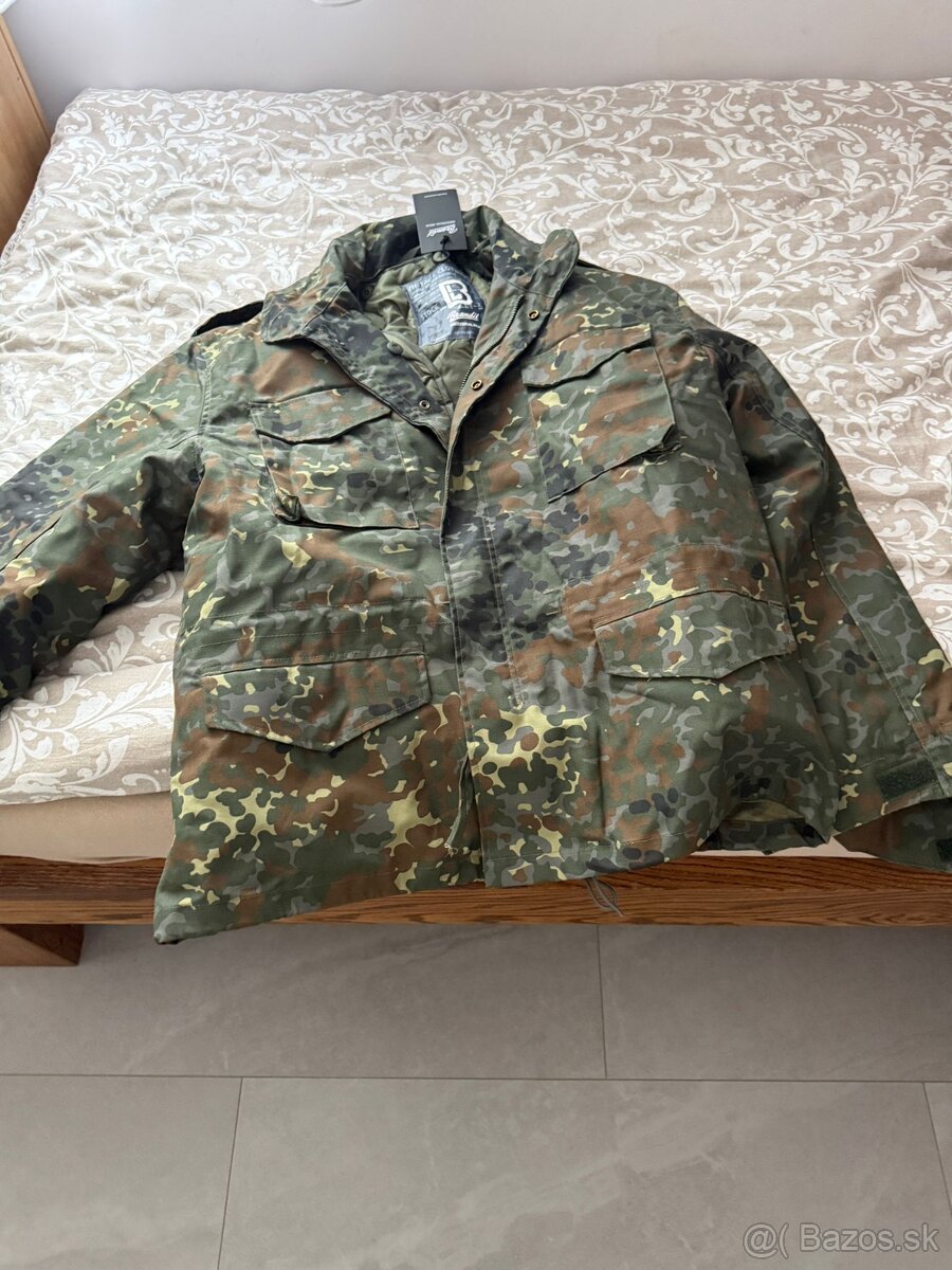 Brandit M65 Classic prechodná bunda, flecktarn