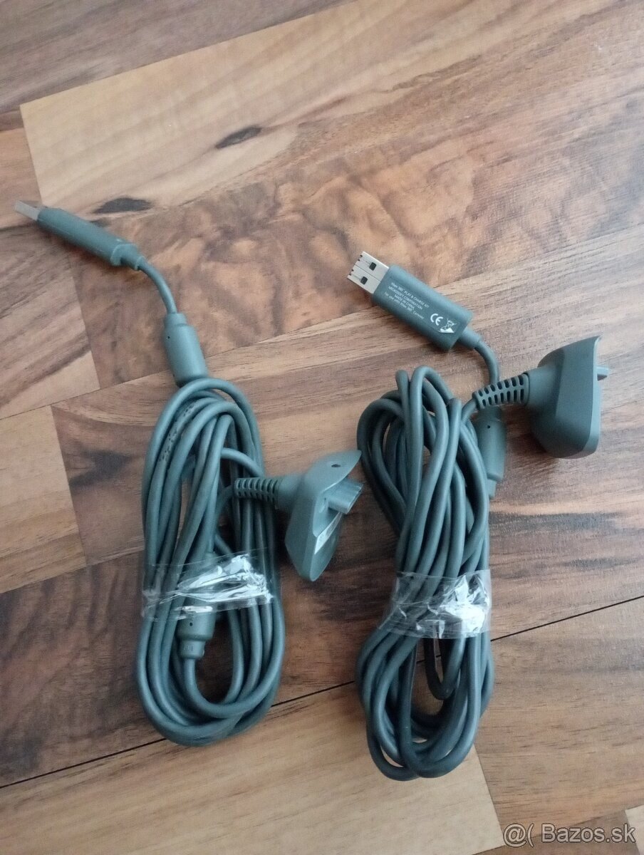 Nabíjacie/prepojovacie káble na XBOX 360 ovládač