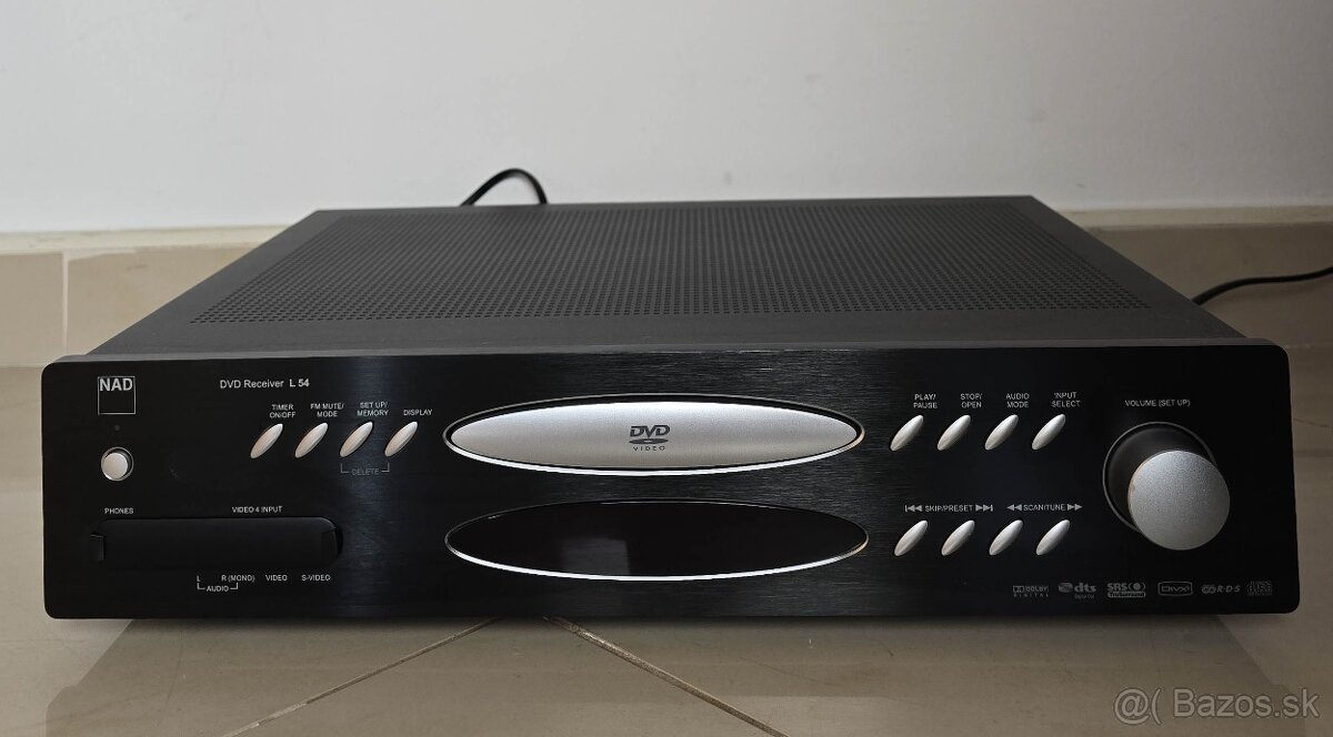 NAD L54 DVD Receiver / CD-DVD / Optika / Sub Out / FM radio