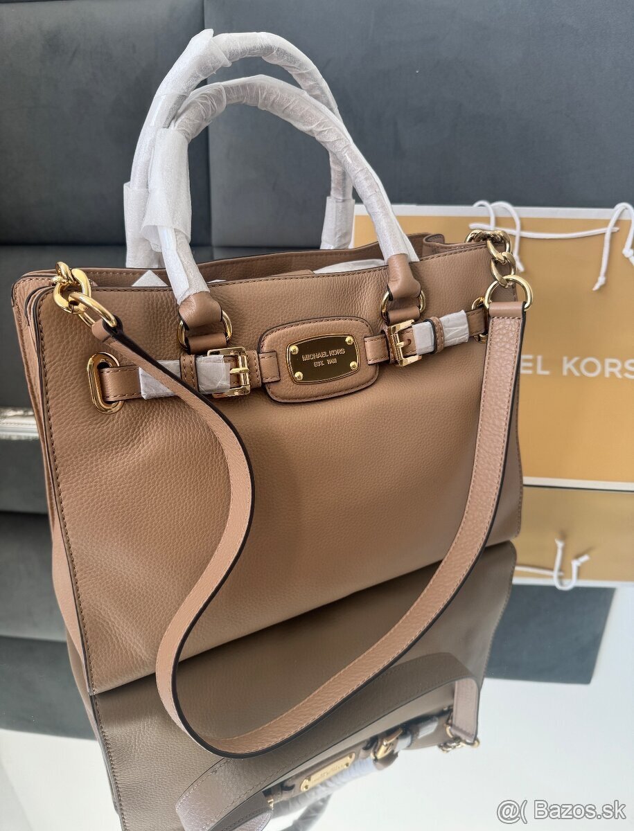 Elegantná kožená kabelka Michael Kors