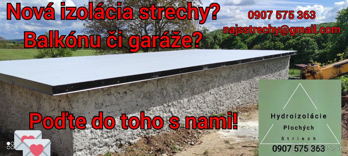 Ploché strechy,PVC Hydroizolácie,Asfaltové pásy