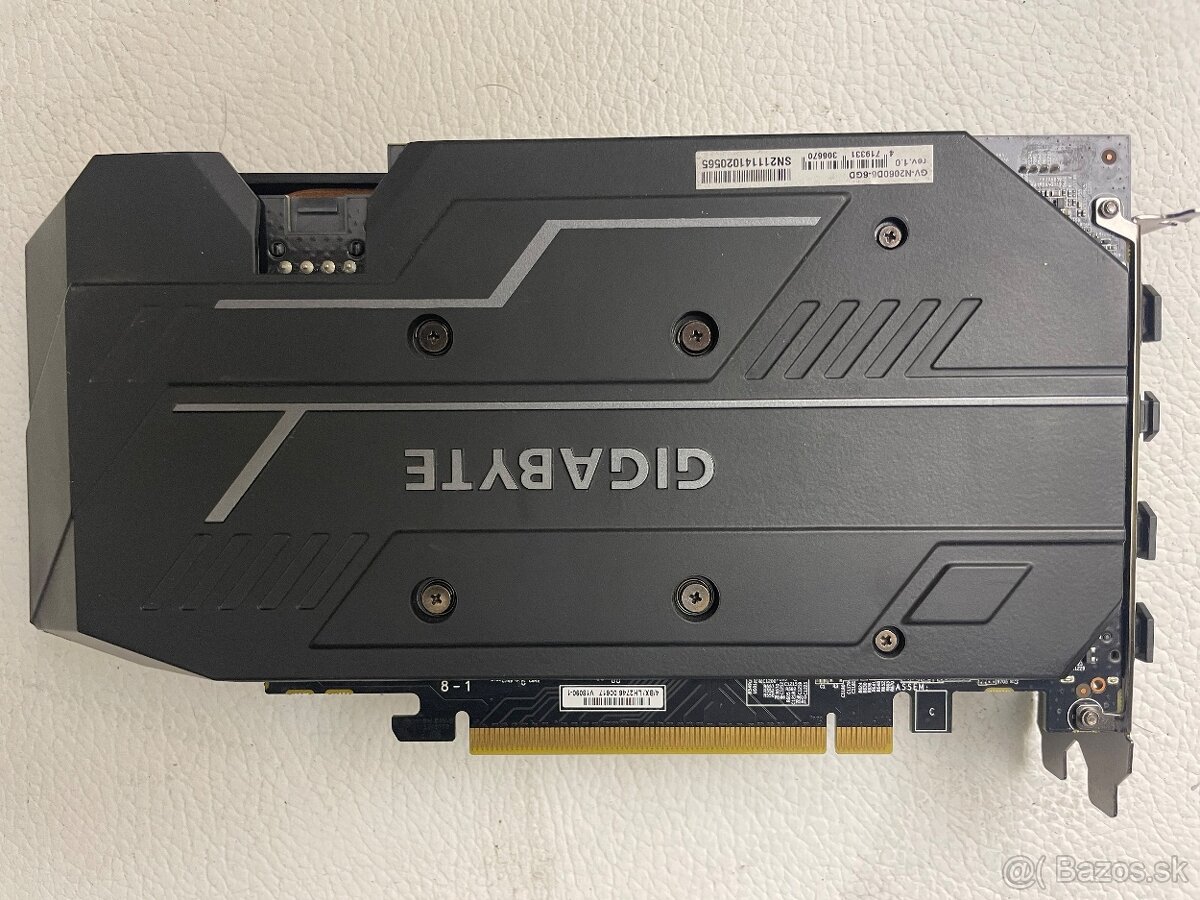 Gigabyte RTX 2060 6GB rev.1.0