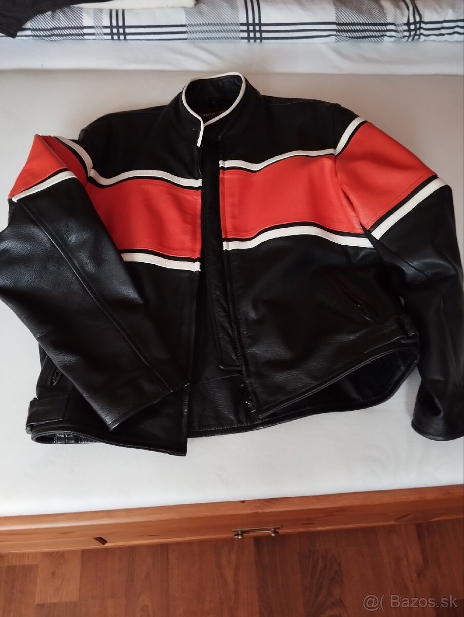 kožená moto bunda