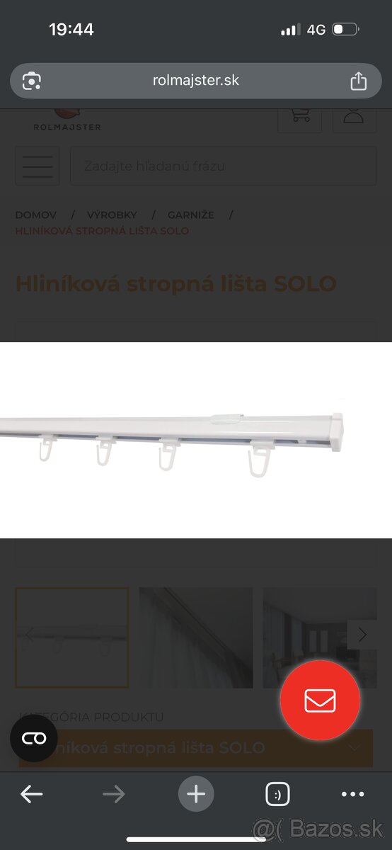 Hliníkové garniže