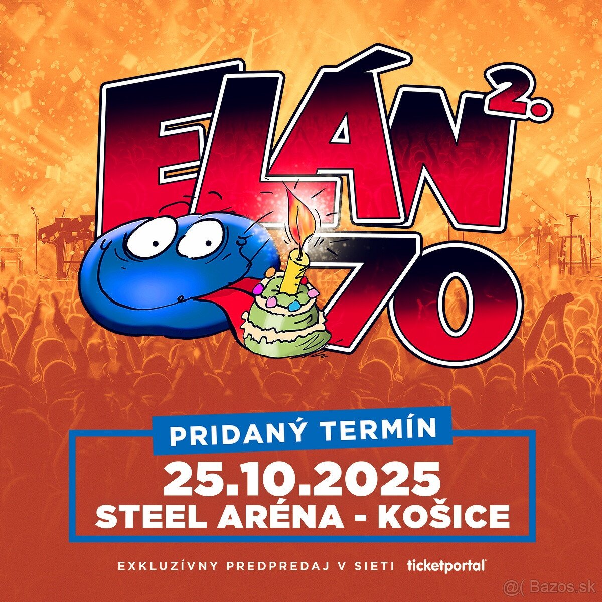 Predaj vstupeniek na Elán Košice 25.10