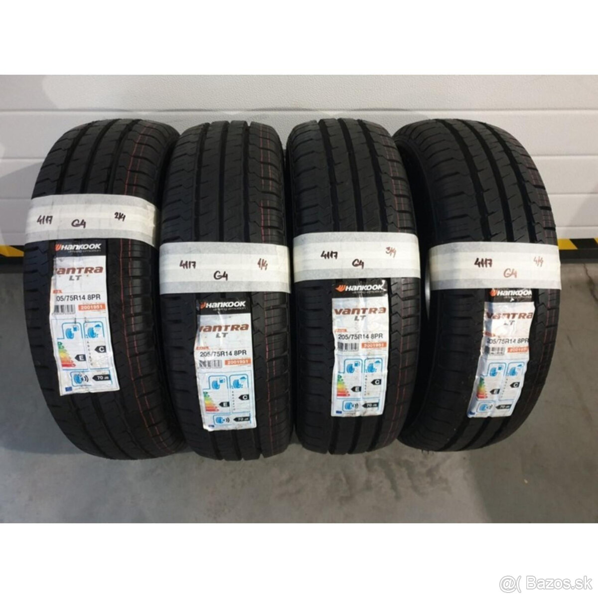 Dodávkové pneumatiky 205/75 R14C HANKOOK DOT4117