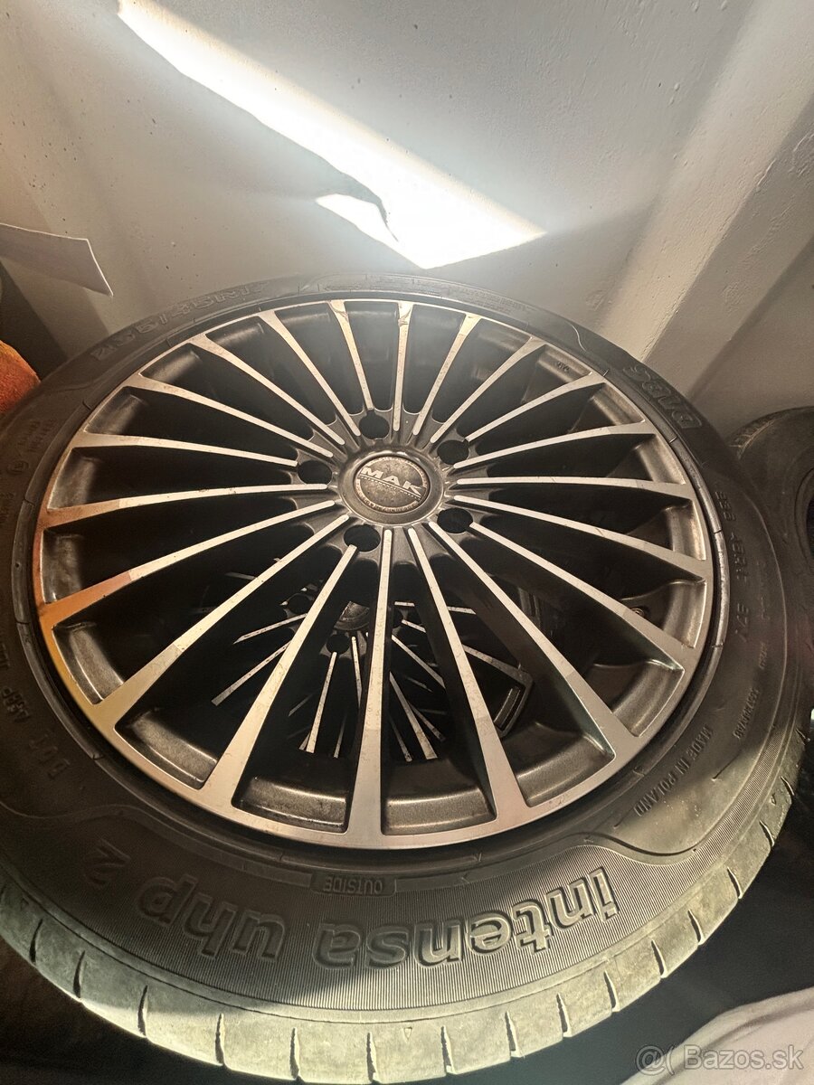 17” elektróny MAK 5x120, 8J ET10/15 – vhodné pre BMW