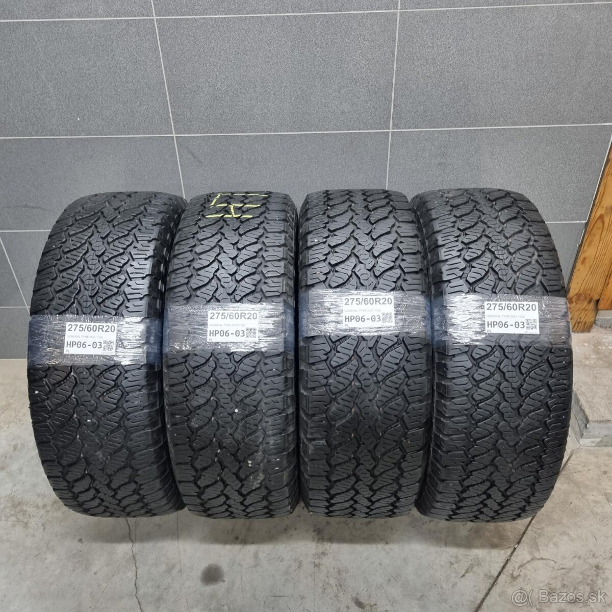 Letné pneumatiky 275/60 R20 GENERAL DOT1120 offroad