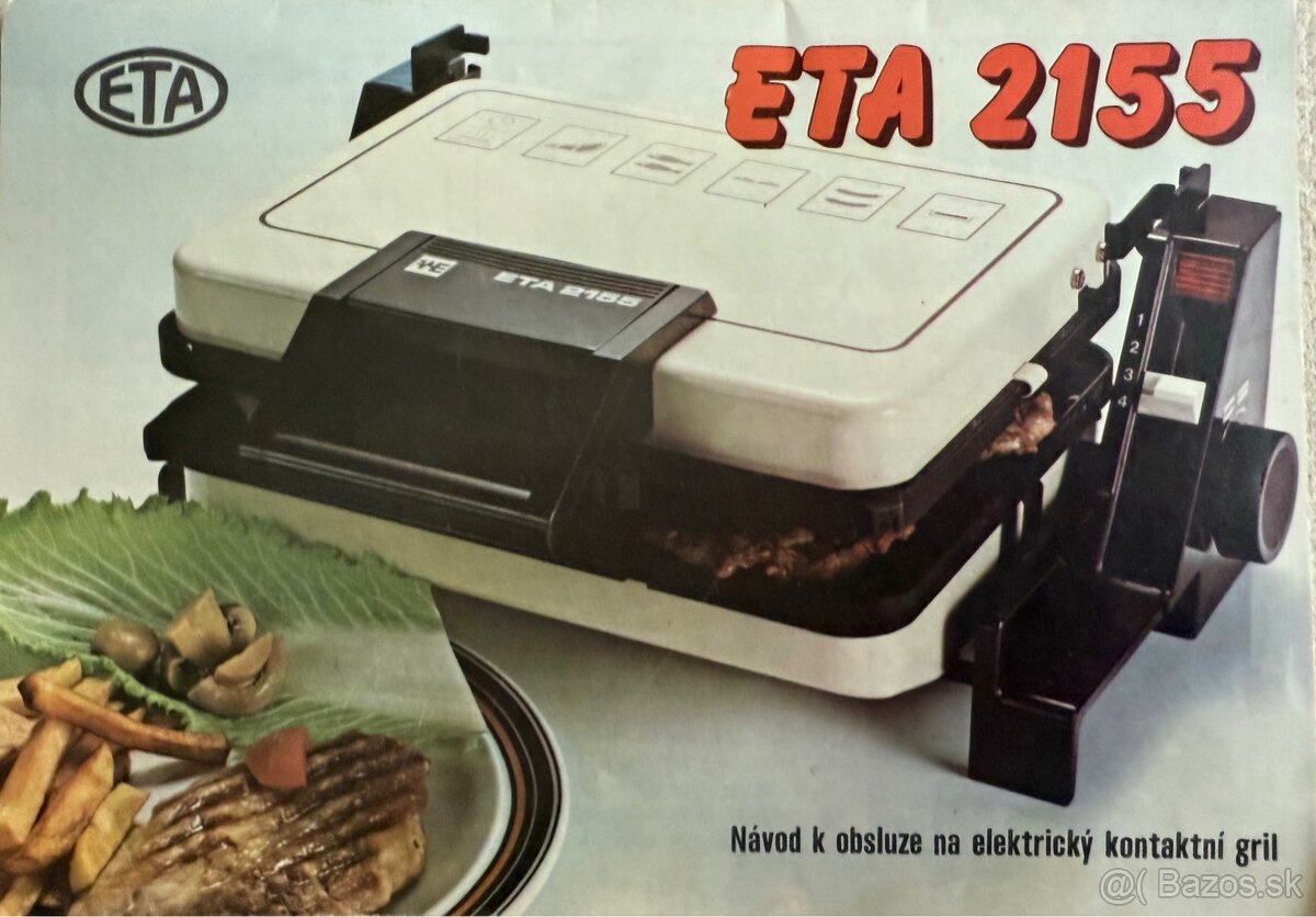 Elektrický kontaktný gril ETA 2155