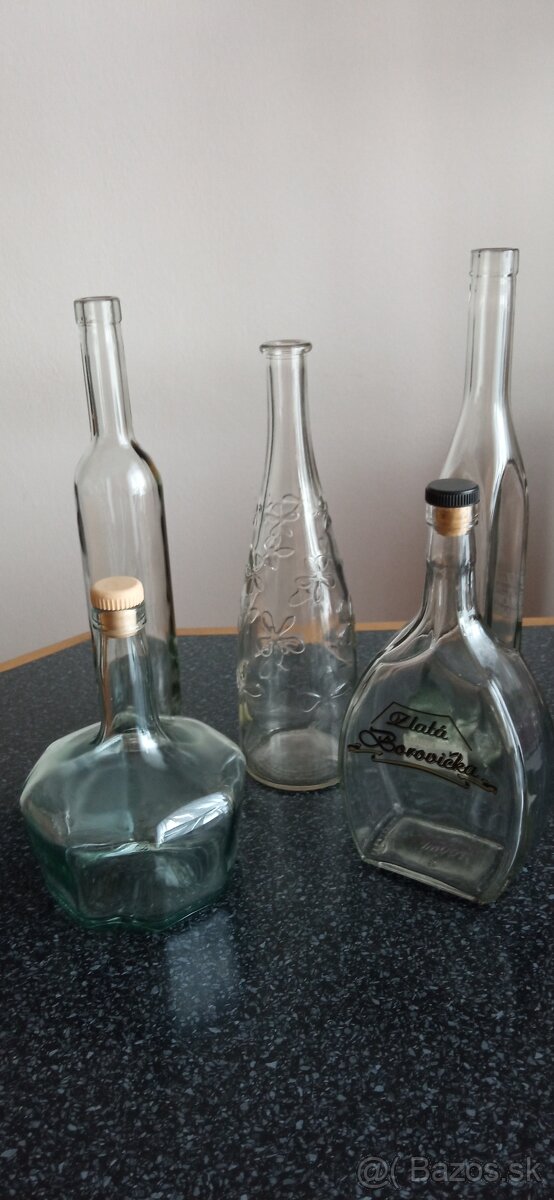 Sklenené fľašky