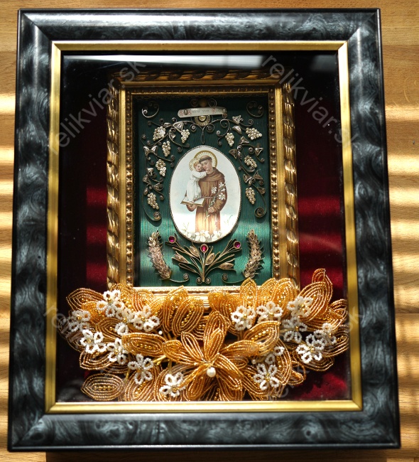 Kláštorné dielo z 20. stor. Svätý Anton Paduánsky