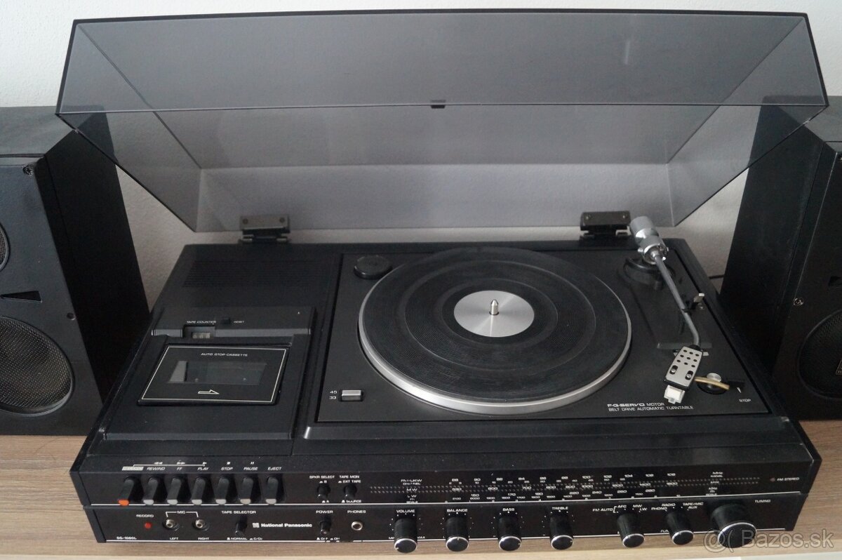 National panasonic sg 1080l gramofón + rádio