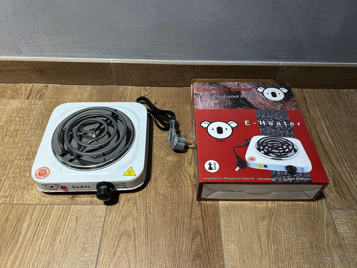 elektrický rozpaľovač uhlíkov do vodnej fajky - 1000 W