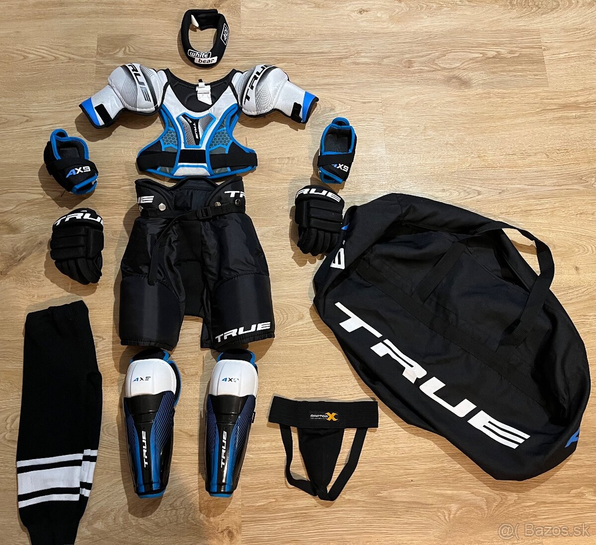 Hokejova vystroj 115-130cm TRUE