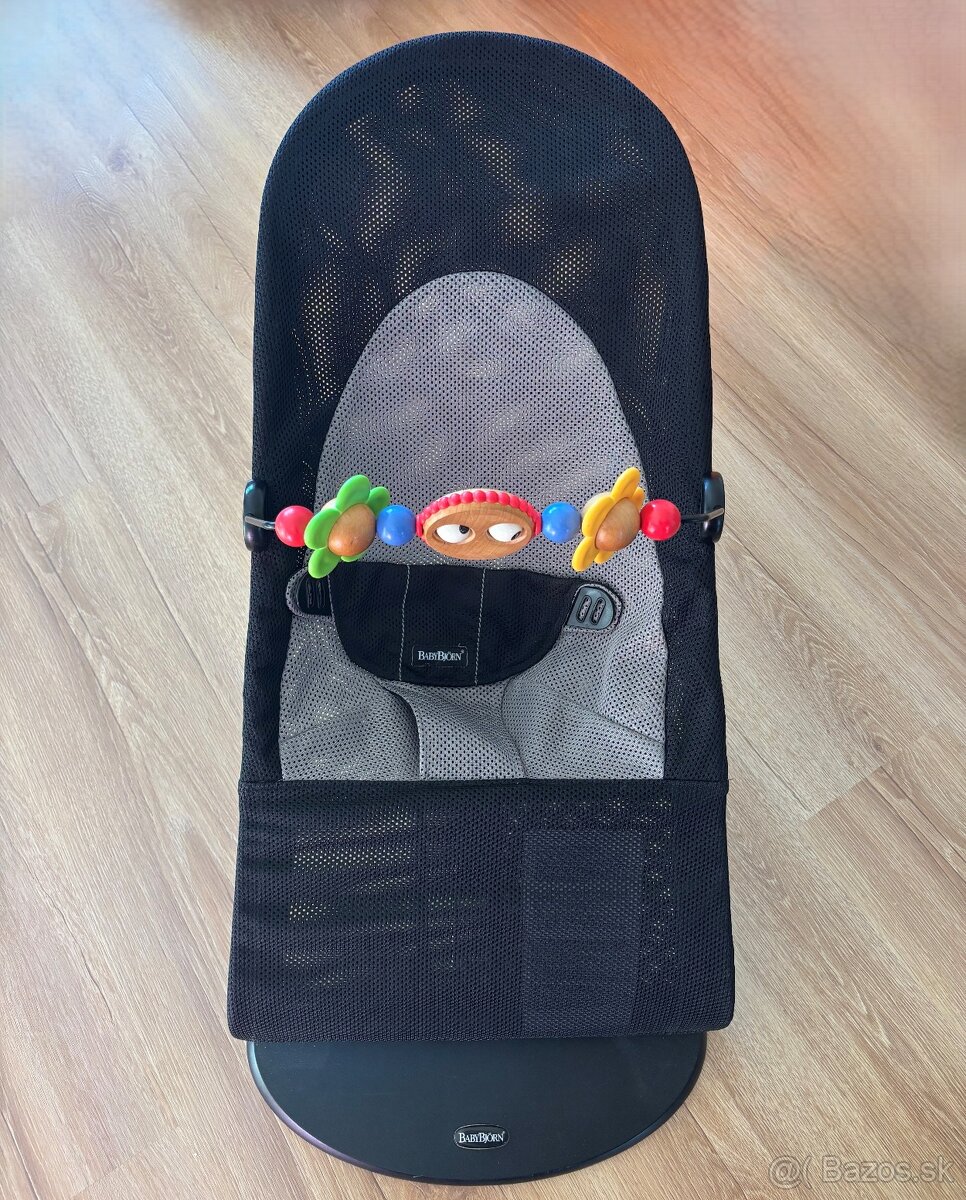 BabyBjorn Lehátko Bouncer Bliss Mesh + hračka Googly Eyes
