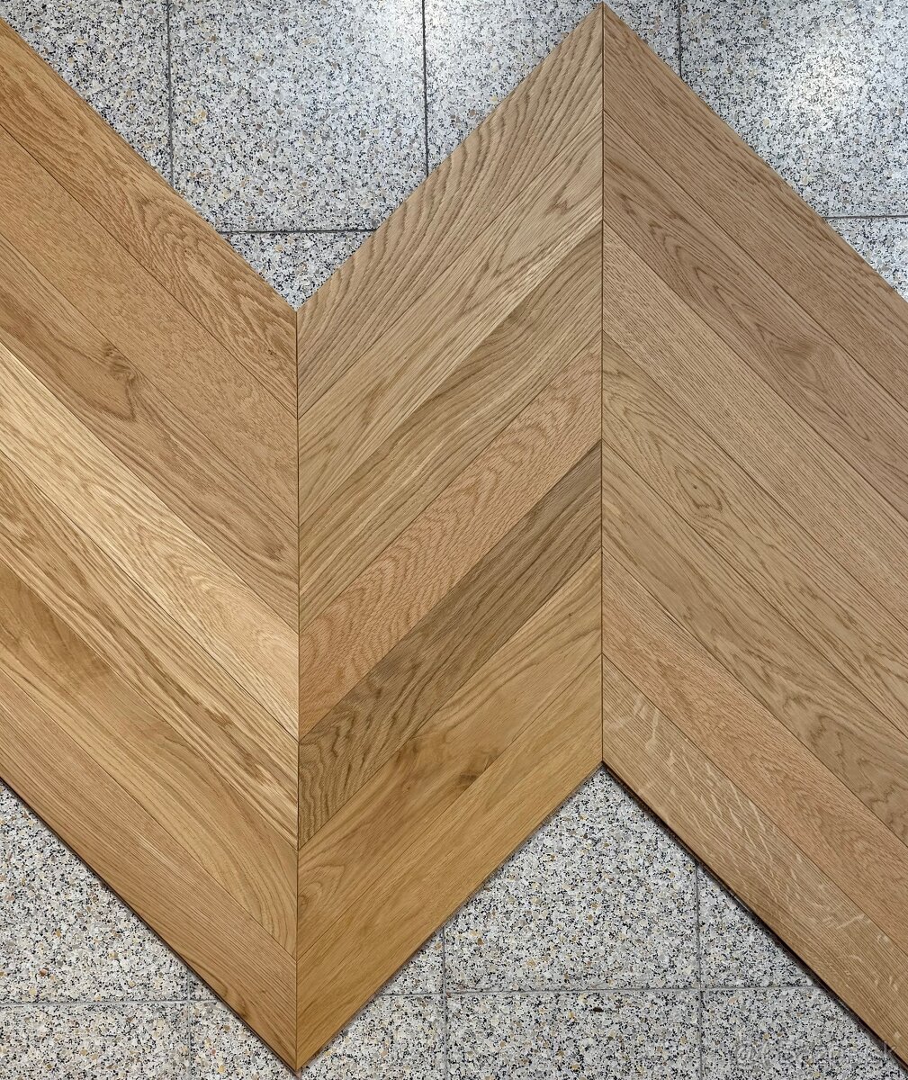 Predám drevené parkety CHEVRON