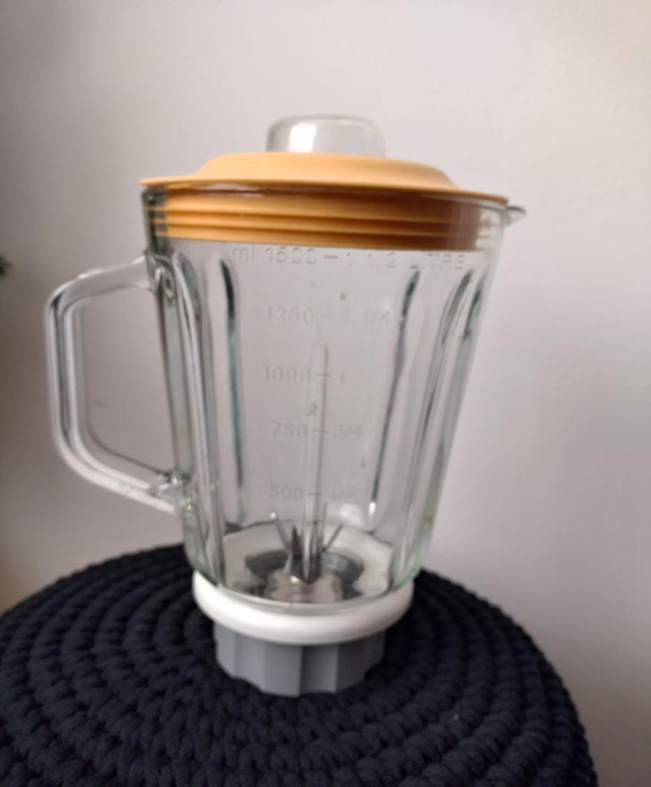 nahradna sklenená mixovacia nádoba komplet s vrchnakom a noz