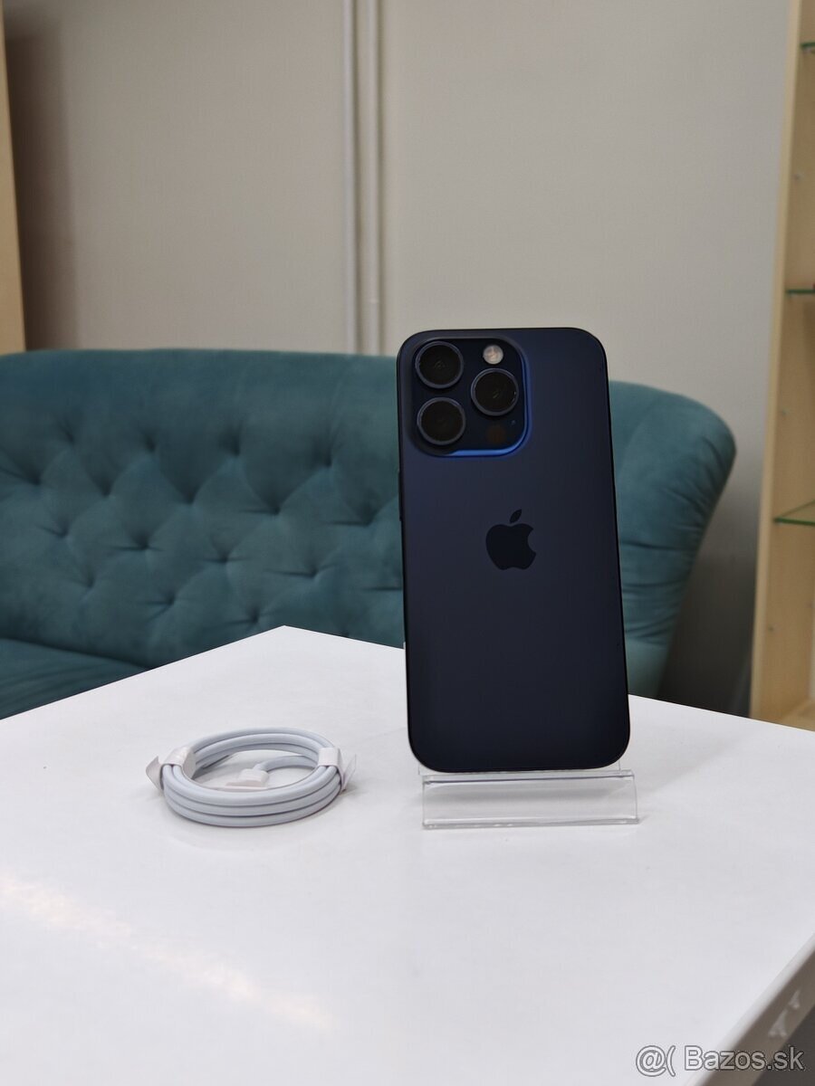 iPhone 15 Pro 128GB Blue Titanium | ZÁRUKA 24M