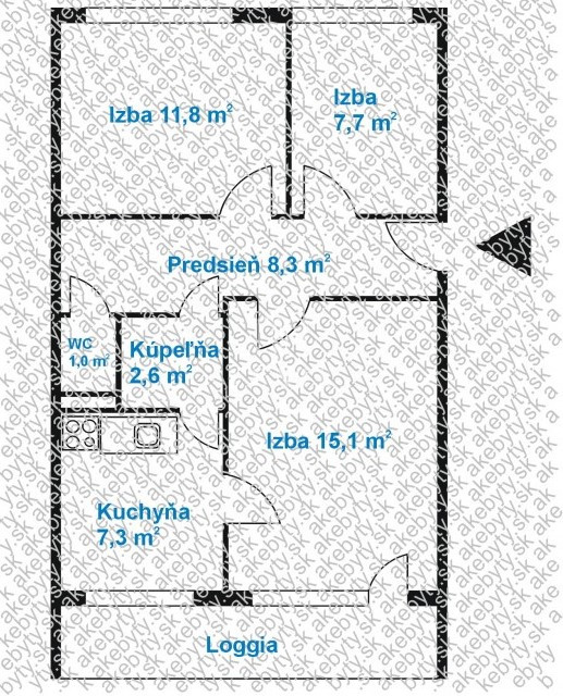 3-izbový byt, Kysucká Košice
