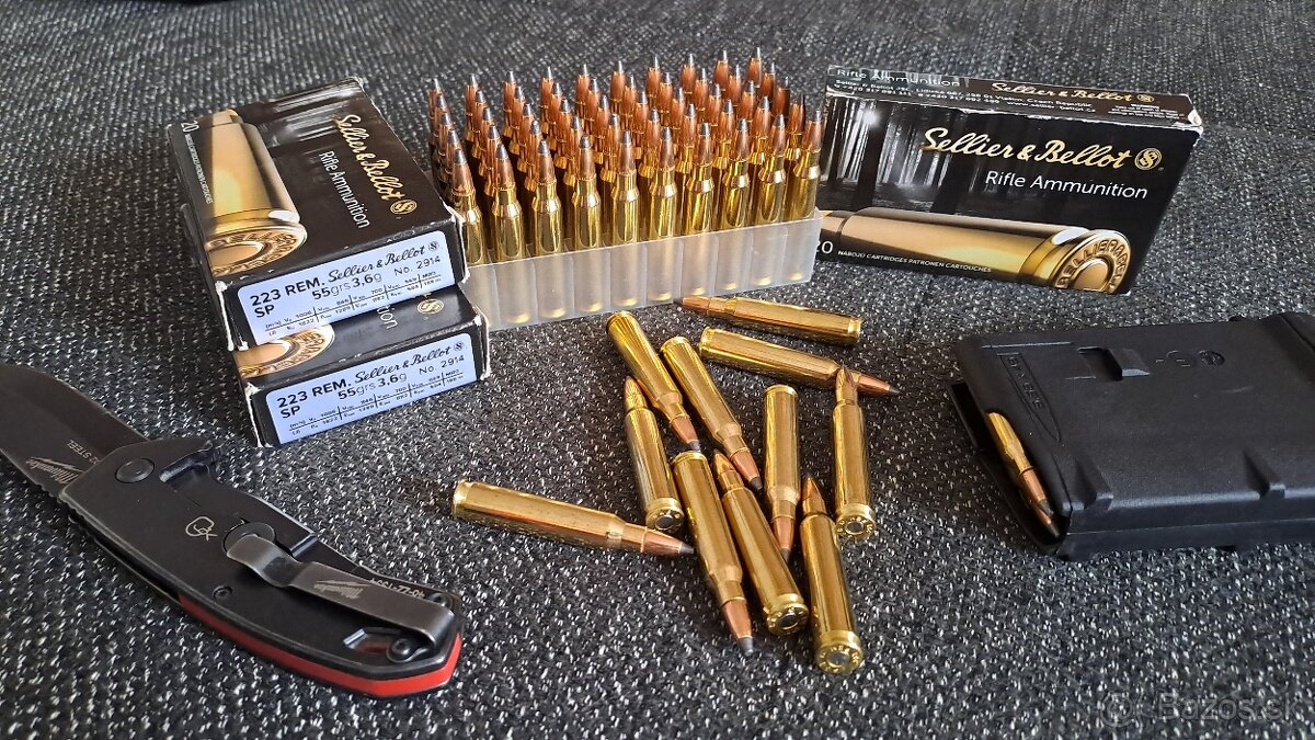 Lovecke strelivo S&B 223REM SP 3,6g / 55grs