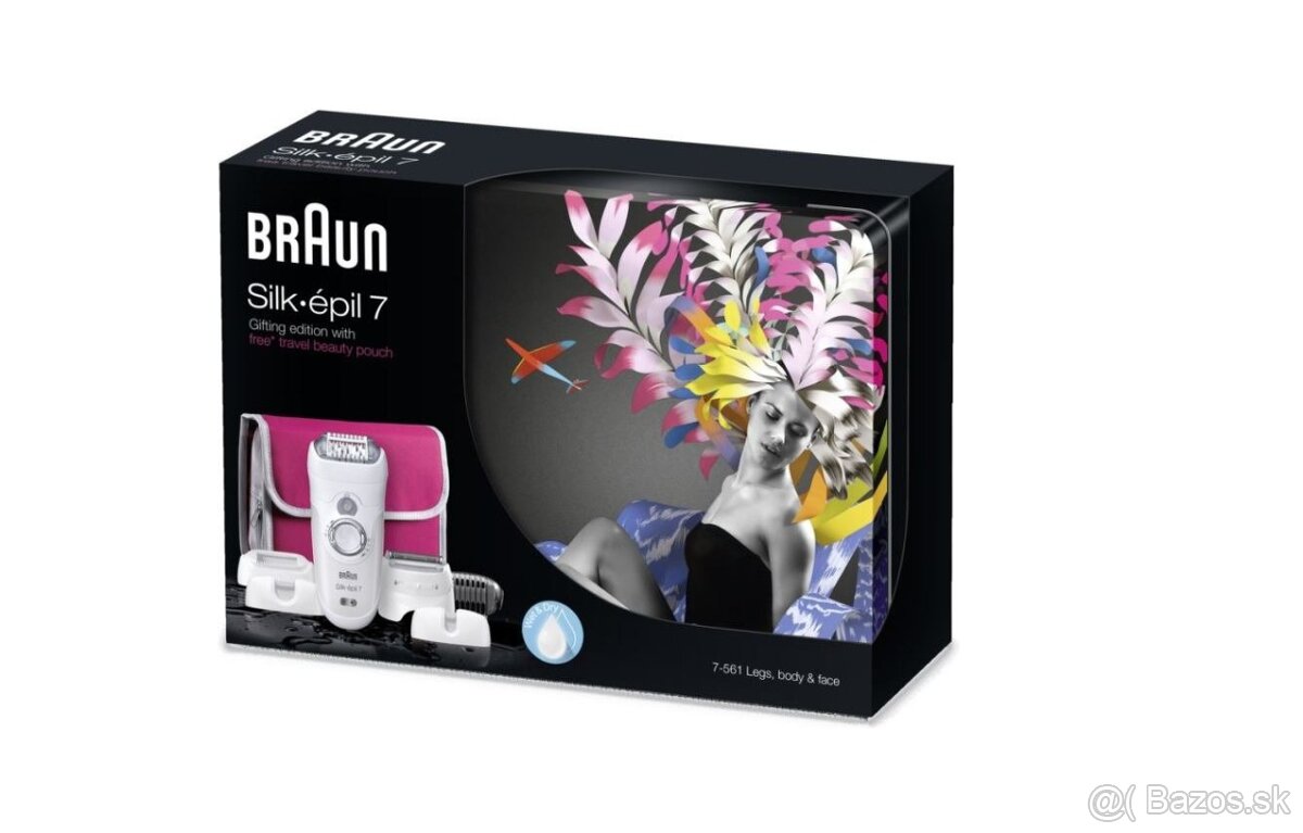 NOVÝ epilátor braun silk epil 7