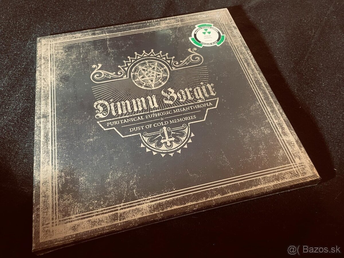 DIMMU BORGIR - Puritanical euphoric misanthropia 3LP GOLD BO