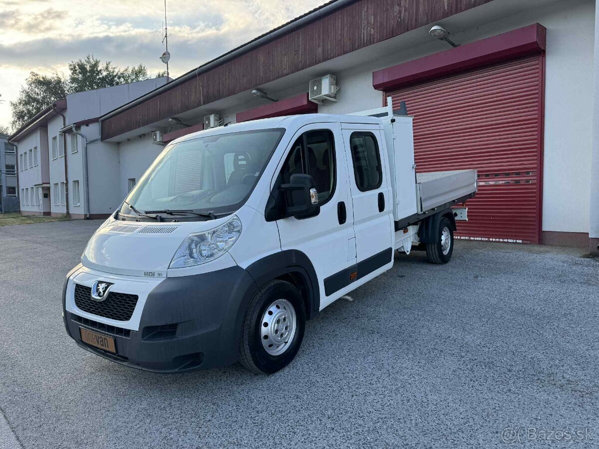 Peugeot Boxer 3,0 HDI 7 miestny valník do 3,5t