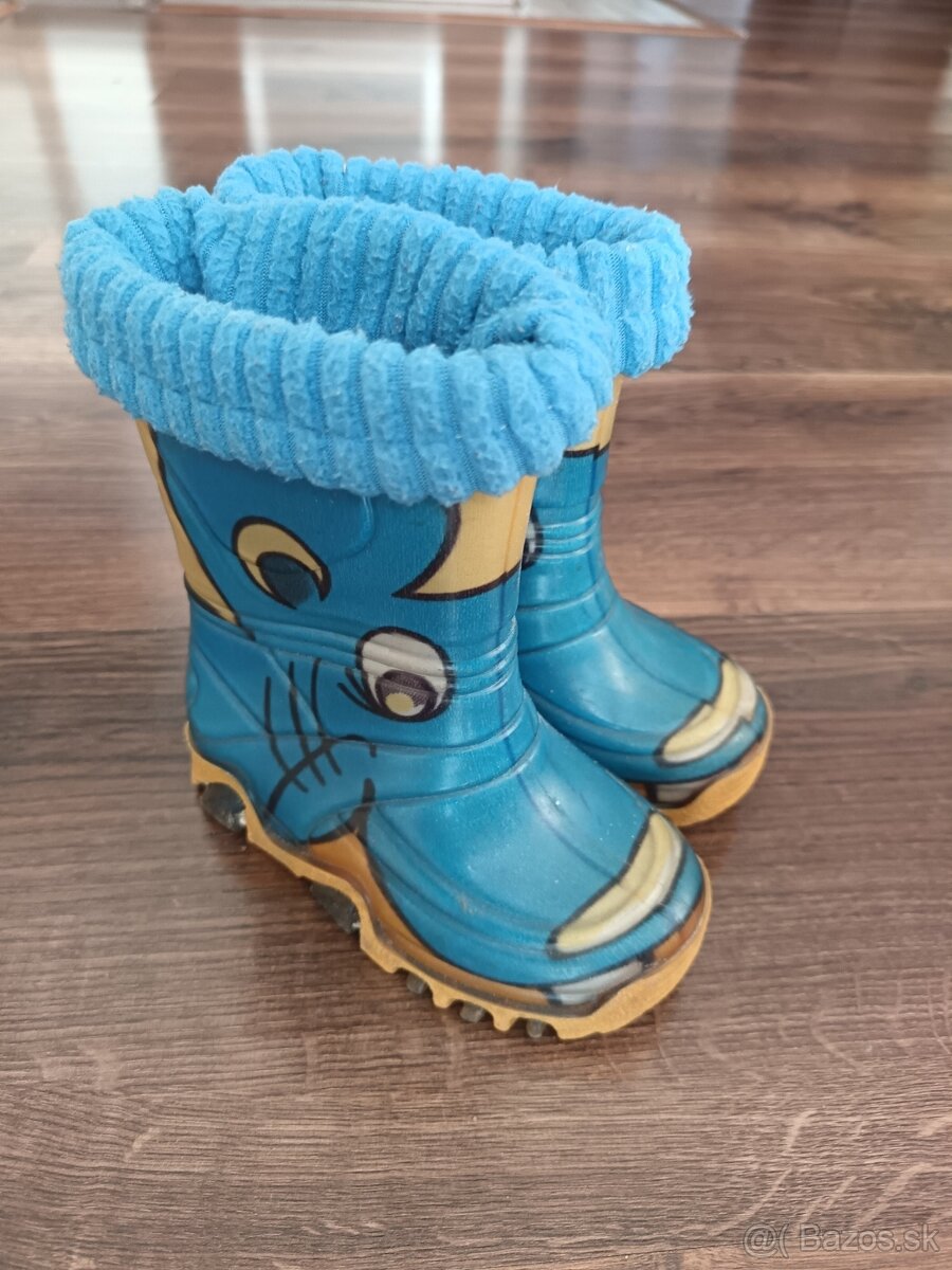 Zateplené čižmy veľ. 20/21