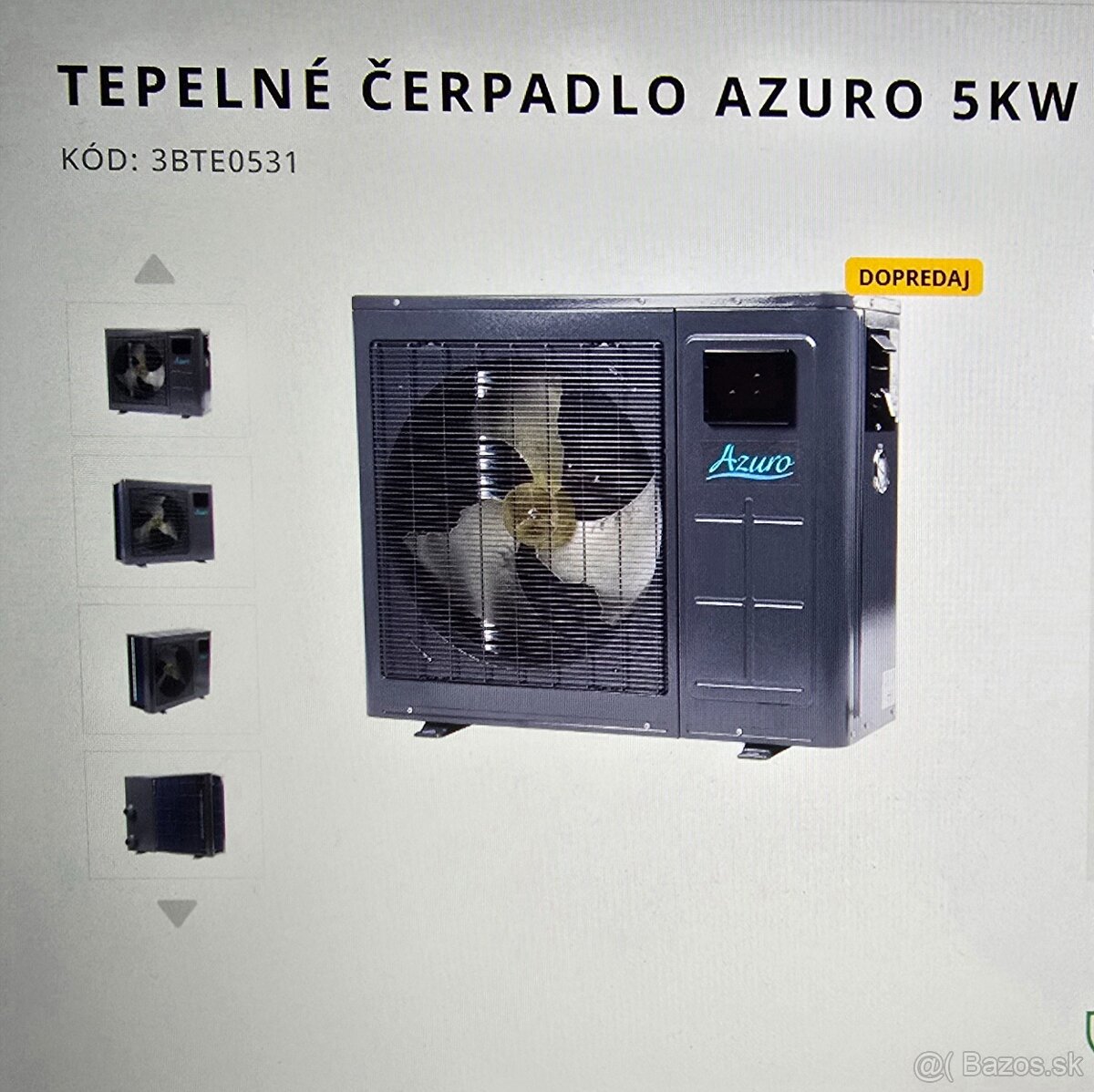 tepelne čerpadlo na bazen