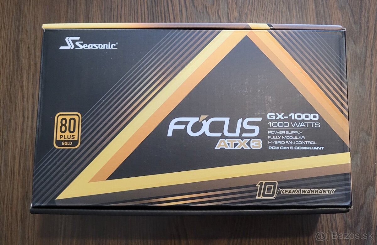 Seasonic Focus GX-1000 ATX 3 2024 FOCUS-GX-1000-V4