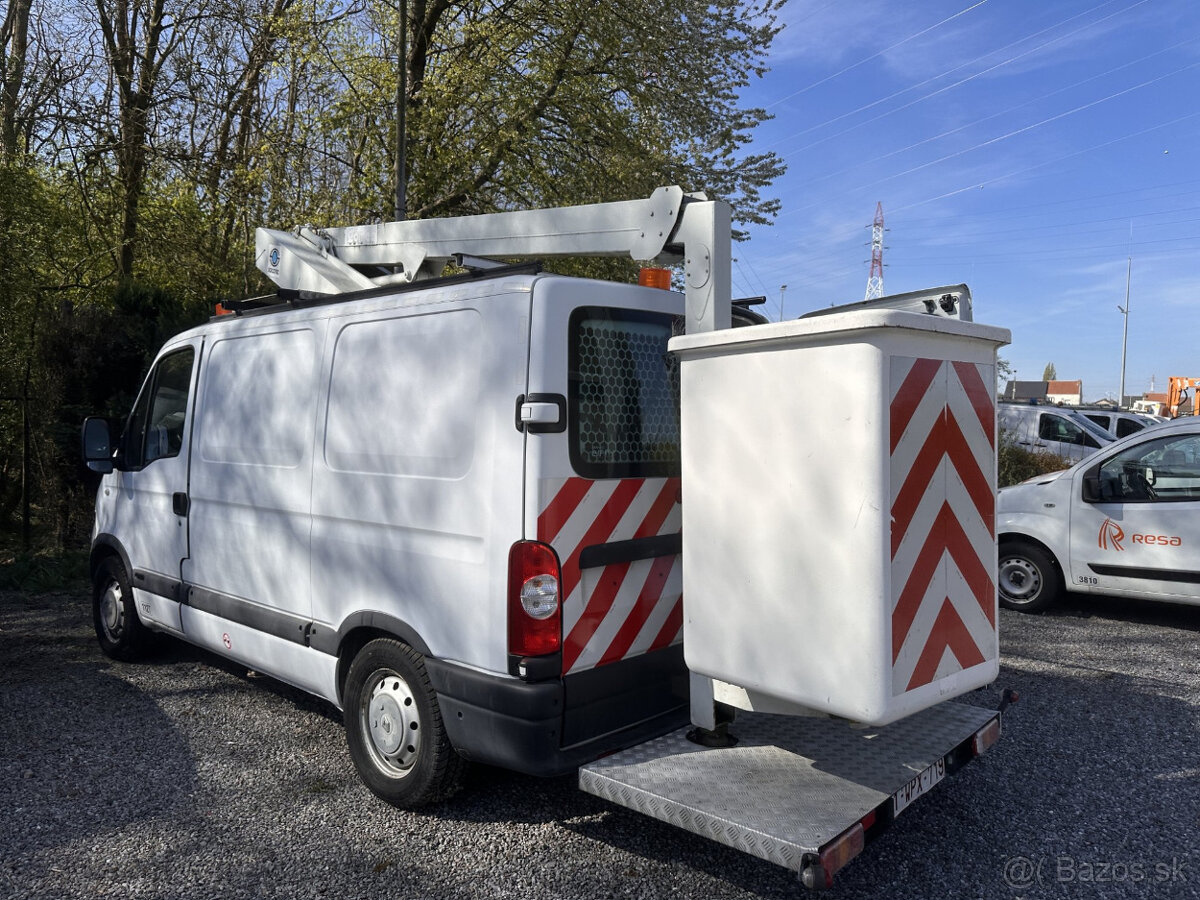 Renault Master Plošina kôš 10m , 74tis km