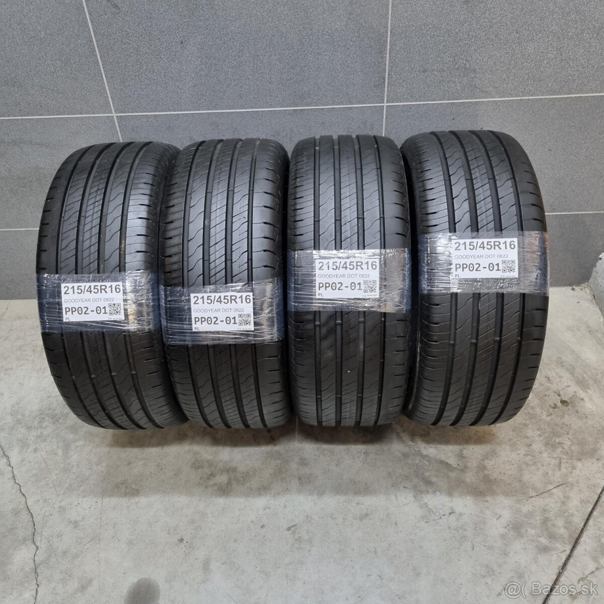 Pneumatiky 215/45R16 GOODYEAR DOT0822 letné