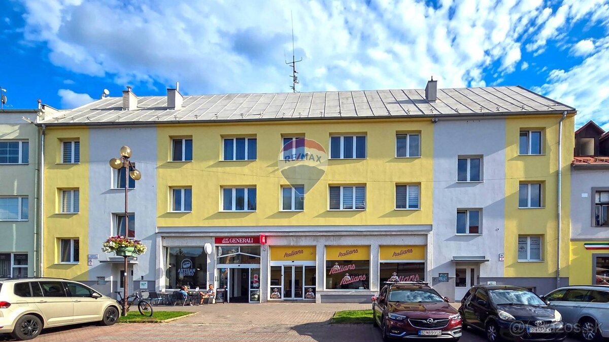 PREDAJ, 2-izbový byt, Poprad, Ul. Nám. sv. Egídia, 46,03 m2