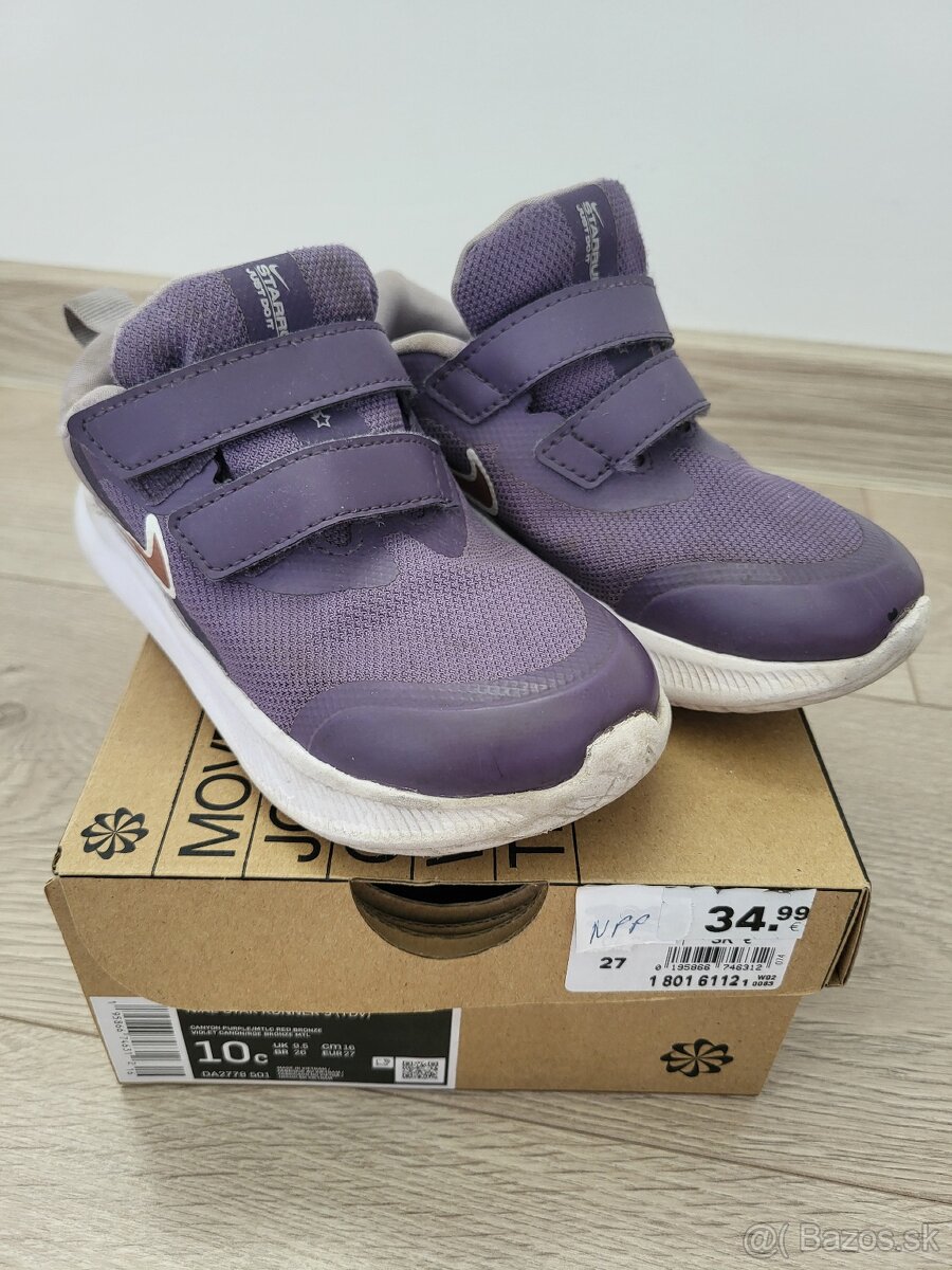 Fialove tenisky NIKE vel 27