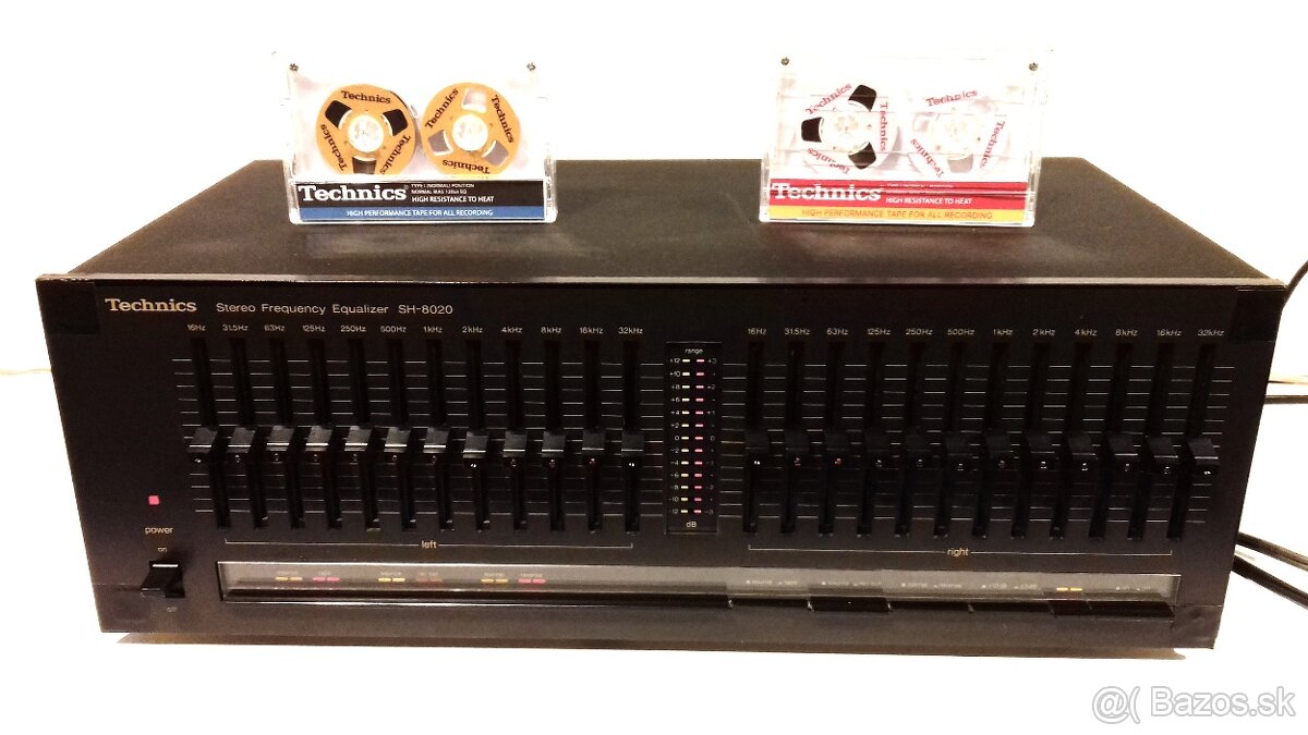 2x12 pasmovy equalizer TECHNICS SH-8020, vyroba JAPAN, AE70