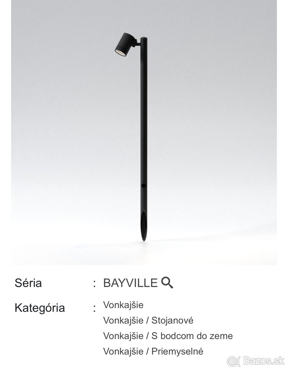 exteriérová lampa Astro bayvile spike