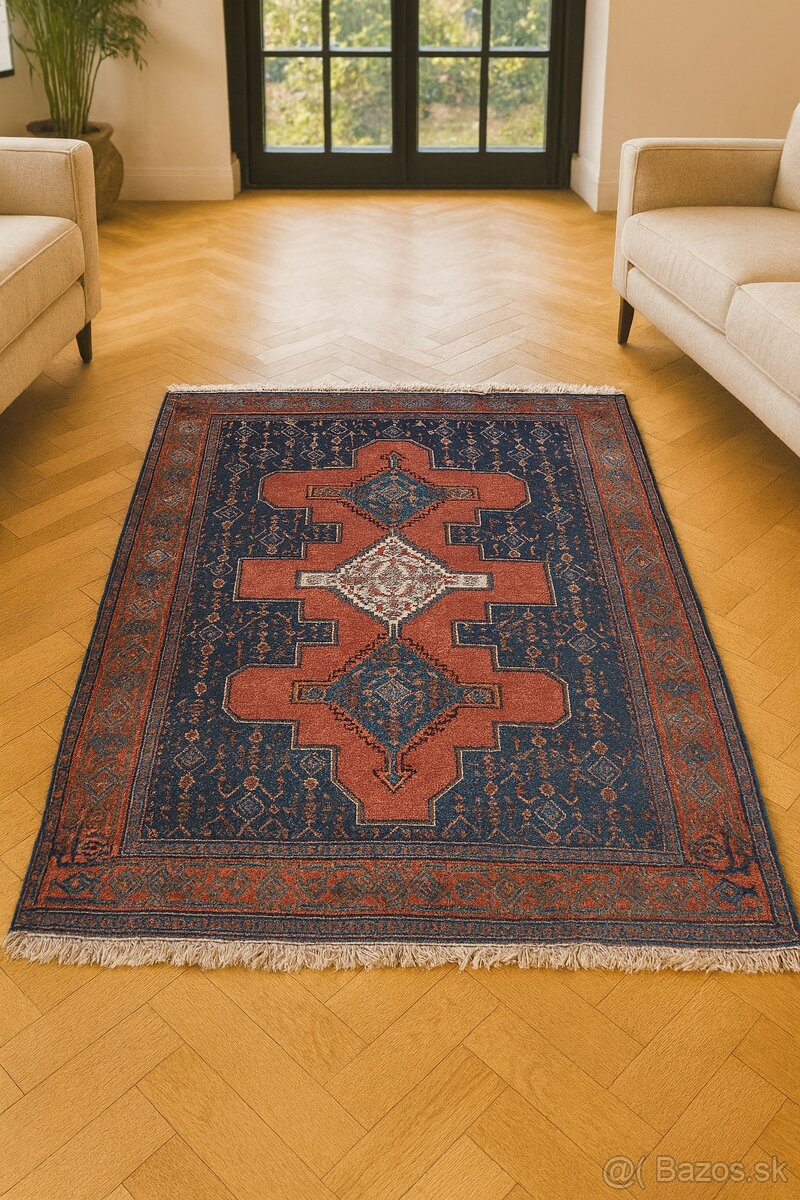 Perzský ručne viazaný koberec – Senneh (165 × 112 cm)